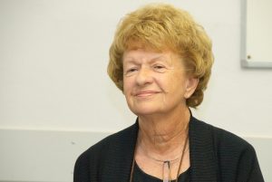 Prof Irene Lange, KTU Honorary Doctor during her visit to KTU
