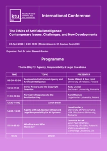 Conference programme 24 April