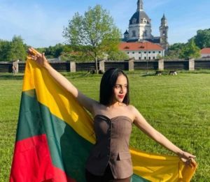 Coming to Lithuania, for Aria, also meant discovering her Lithuanian roots