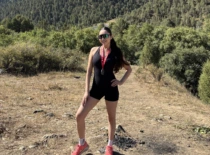 Running is one of Birganym's hobbies